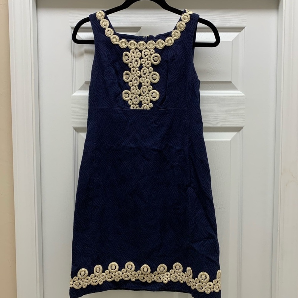 LILLY PULITZER Adelson Jacquard Shift Dress - Picture 2 of 4